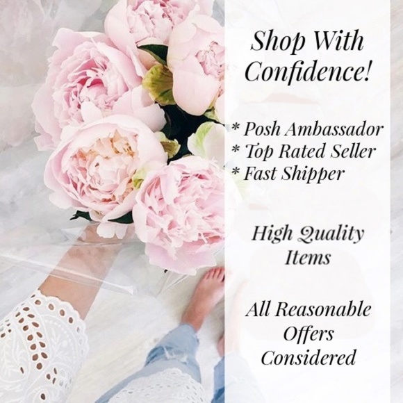 3 for $30 • Navy and Floral Cold Shoulder Blouse - Picture 5 of 8